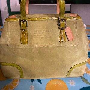 Vintage coach hand bag